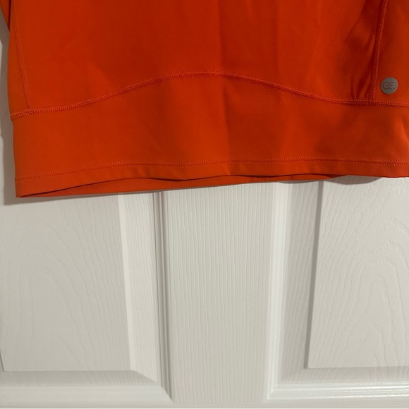 CALIA Women's Mock Neck Cropped Tee Extra Small Orange - Picture 7 of 12